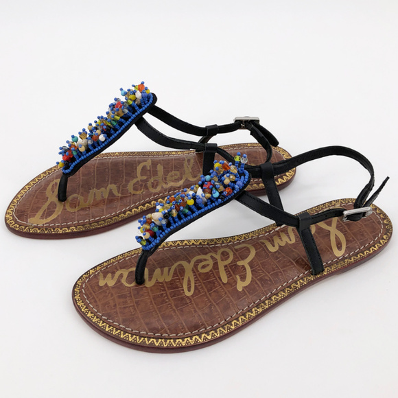 Sam Edelman Shoes - 🍄 SAM EDELMAN Gabrielle Embellished Thong Sandal